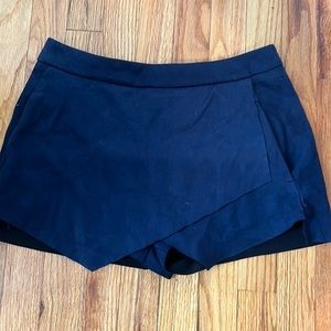 Navy suede Aqua skort